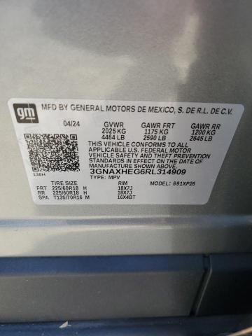 Photo 11 VIN: 3GNAXHEG6RL314909 - CHEVROLET EQUINOX LS 