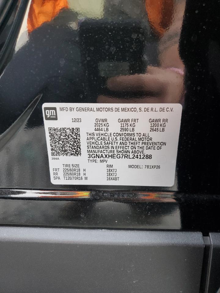 Photo 11 VIN: 3GNAXHEG7RL241288 - CHEVROLET EQUINOX 