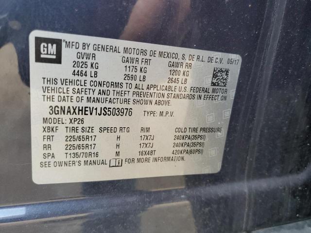 Photo 11 VIN: 3GNAXHEV1JS503976 - CHEVROLET EQUINOX LS 