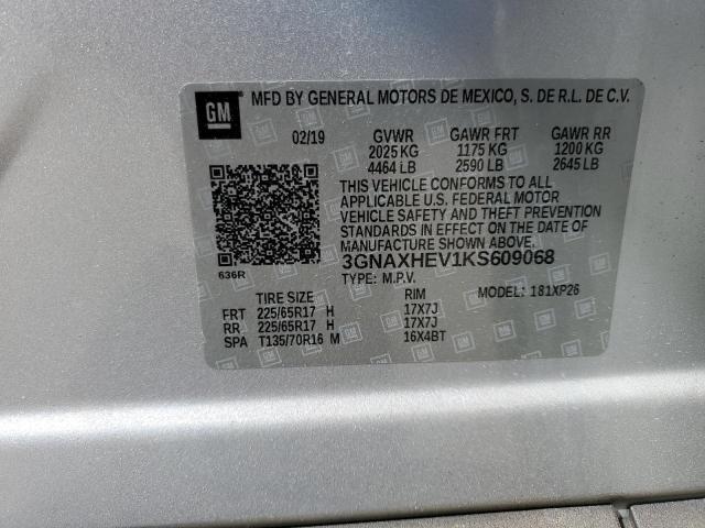 Photo 11 VIN: 3GNAXHEV1KS609068 - CHEVROLET EQUINOX 