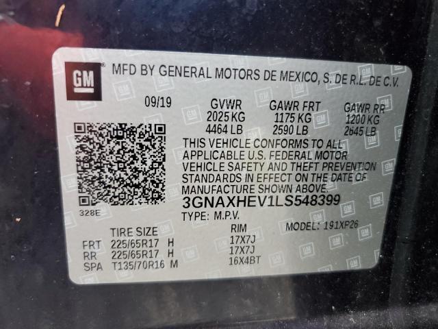 Photo 13 VIN: 3GNAXHEV1LS548399 - CHEVROLET EQUINOX LS 