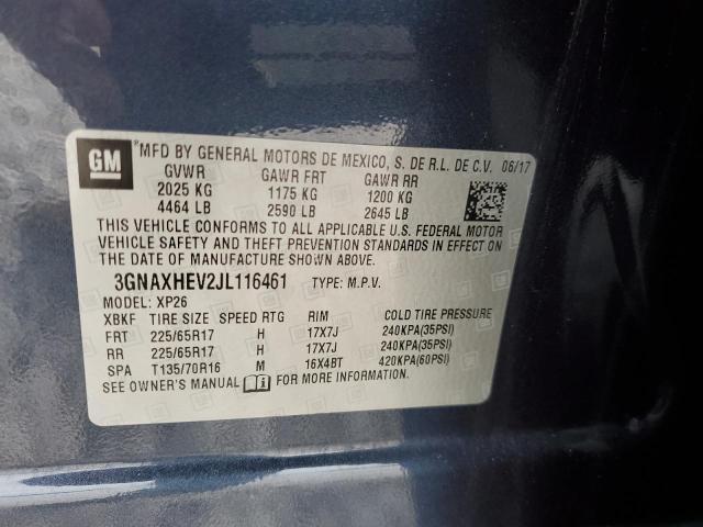 Photo 12 VIN: 3GNAXHEV2JL116461 - CHEVROLET EQUINOX 