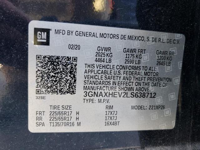 Photo 13 VIN: 3GNAXHEV2LS638712 - CHEVROLET EQUINOX 