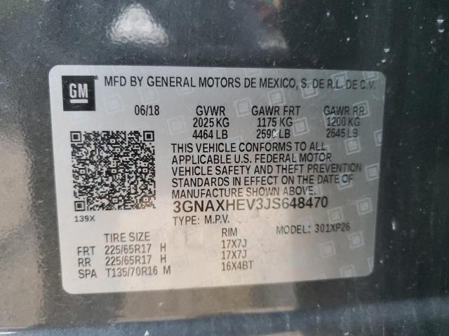 Photo 13 VIN: 3GNAXHEV3JS648470 - CHEVROLET EQUINOX 