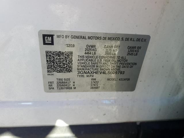 Photo 12 VIN: 3GNAXHEV4LS609793 - CHEVROLET EQUINOX LS 