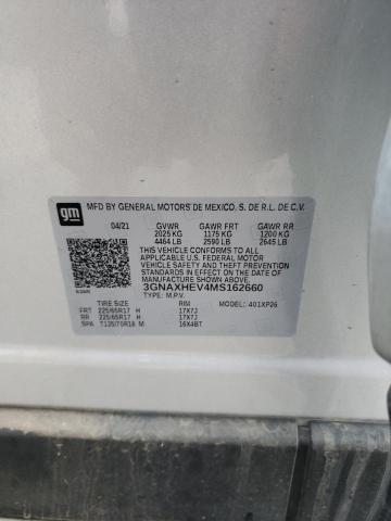 Photo 12 VIN: 3GNAXHEV4MS162660 - CHEVROLET EQUINOX 