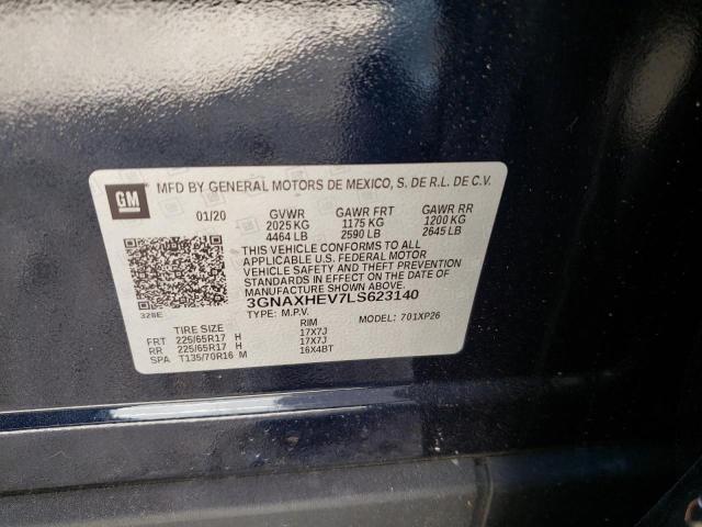 Photo 9 VIN: 3GNAXHEV7LS623140 - CHEVROLET EQUINOX LS 