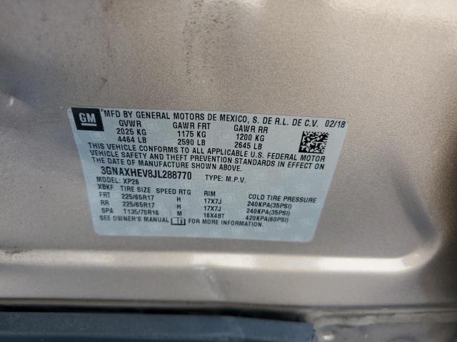 Photo 13 VIN: 3GNAXHEV8JL288770 - CHEVROLET EQUINOX 