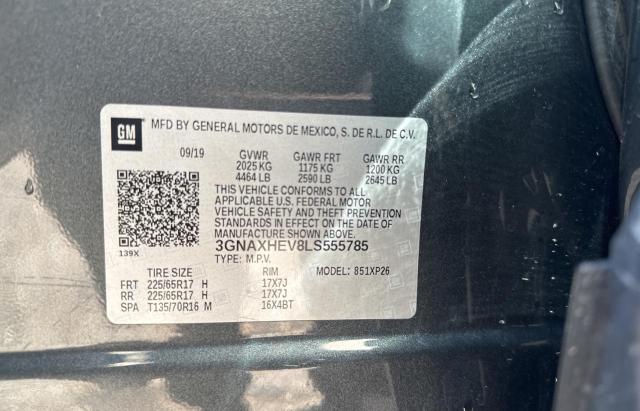 Photo 9 VIN: 3GNAXHEV8LS555785 - CHEVROLET EQUINOX 