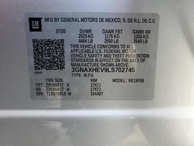 Photo 13 VIN: 3GNAXHEV9LS702745 - CHEVROLET EQUINOX LS 