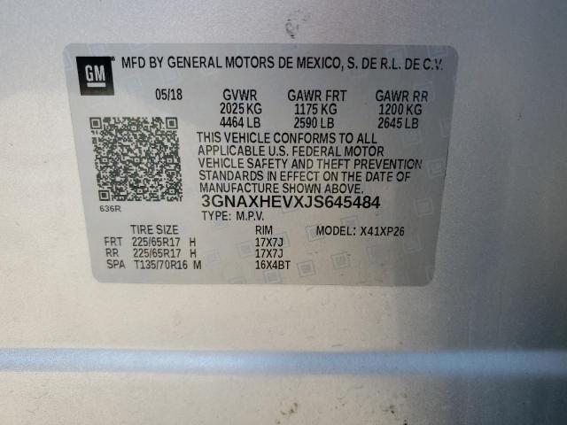 Photo 11 VIN: 3GNAXHEVXJS645484 - CHEVROLET EQUINOX 