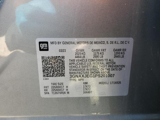 Photo 12 VIN: 3GNAXJEG1PS201007 - CHEVROLET EQUINOX LT 