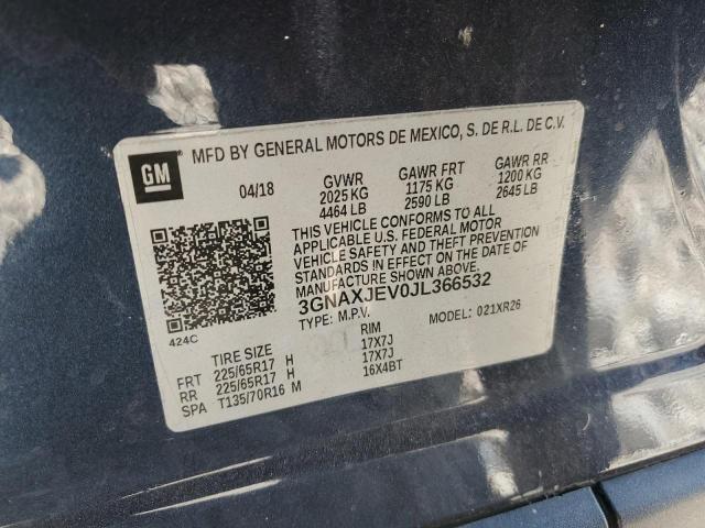 Photo 12 VIN: 3GNAXJEV0JL366532 - CHEVROLET EQUINOX LT 