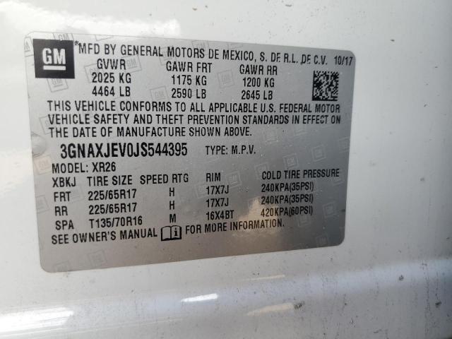 Photo 12 VIN: 3GNAXJEV0JS544395 - CHEVROLET EQUINOX 