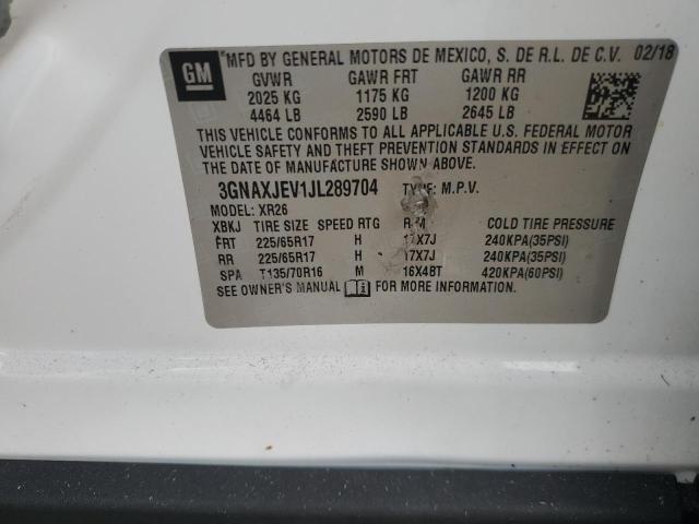 Photo 12 VIN: 3GNAXJEV1JL289704 - CHEVROLET EQUINOX LT 