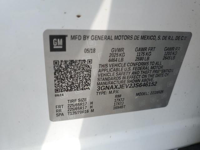 Photo 12 VIN: 3GNAXJEV2JS646152 - CHEVROLET EQUINOX LT 