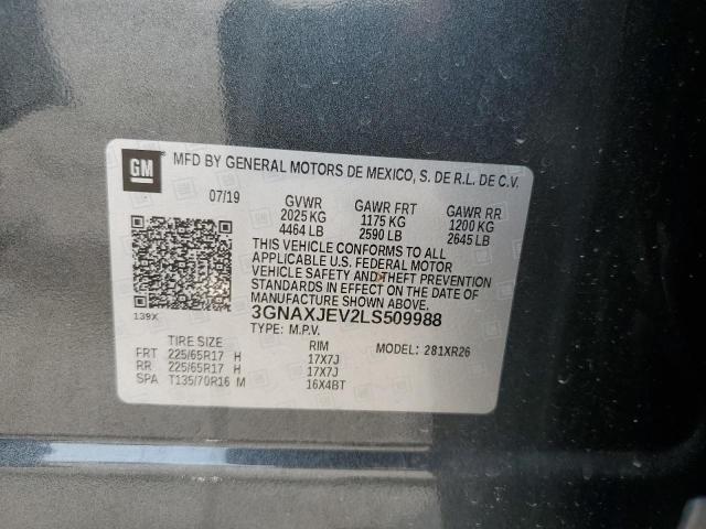 Photo 13 VIN: 3GNAXJEV2LS509988 - CHEVROLET EQUINOX 