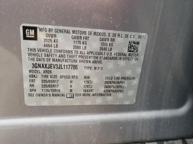 Photo 9 VIN: 3GNAXJEV3JL117786 - CHEVROLET EQUINOX LT 