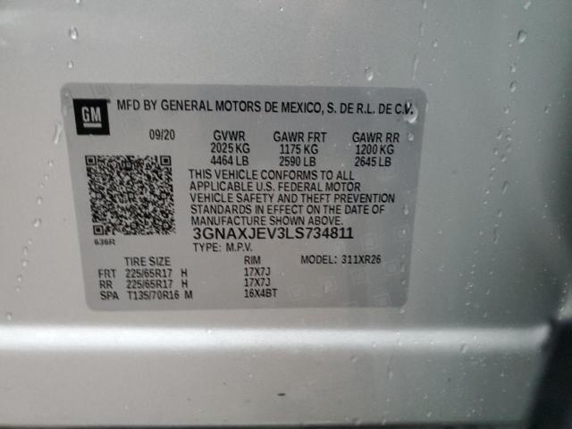 Photo 12 VIN: 3GNAXJEV3LS734811 - CHEVROLET EQUINOX 