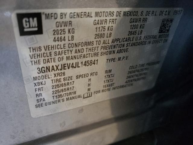 Photo 9 VIN: 3GNAXJEV4JL145841 - CHEVROLET EQUINOX LT 