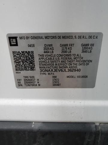 Photo 12 VIN: 3GNAXJEV6JL362940 - CHEVROLET EQUINOX 