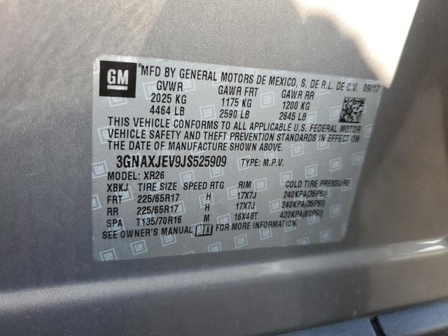 Photo 12 VIN: 3GNAXJEV9JS525909 - CHEVROLET EQUINOX LT 