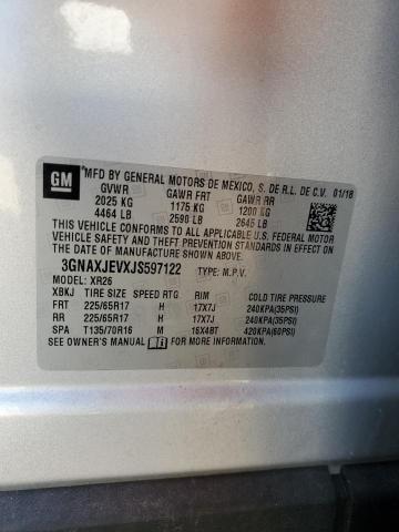 Photo 13 VIN: 3GNAXJEVXJS597122 - CHEVROLET EQUINOX LT 