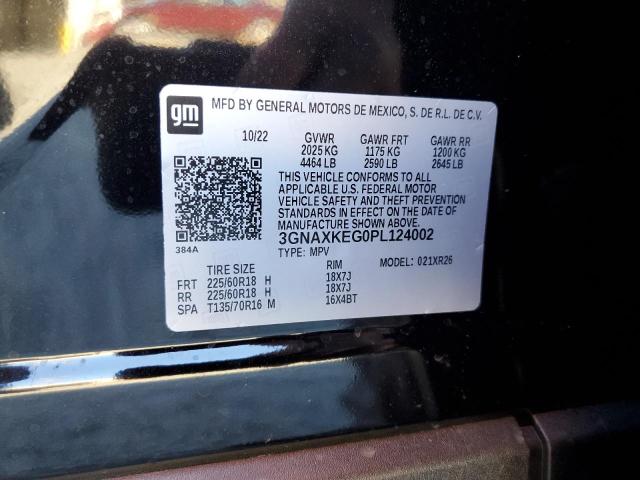 Photo 12 VIN: 3GNAXKEG0PL124002 - CHEVROLET EQUINOX LT 