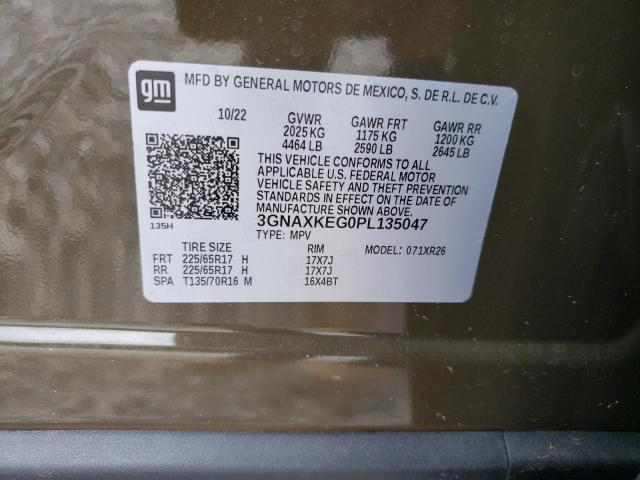 Photo 12 VIN: 3GNAXKEG0PL135047 - CHEVROLET EQUINOX LT 