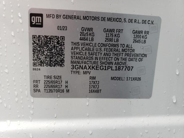 Photo 12 VIN: 3GNAXKEG1PL187707 - CHEVROLET EQUINOX LT 