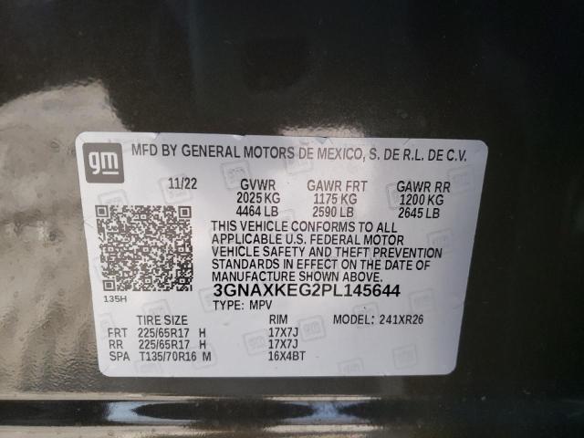 Photo 11 VIN: 3GNAXKEG2PL145644 - CHEVROLET EQUINOX LT 