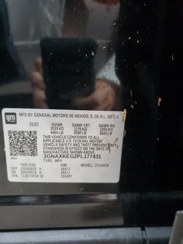 Photo 12 VIN: 3GNAXKEG2PL177431 - CHEVROLET EQUINOX LT 