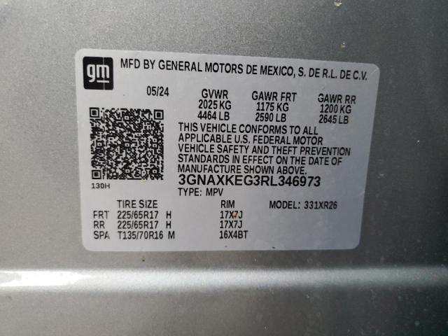 Photo 12 VIN: 3GNAXKEG3RL346973 - CHEVROLET EQUINOX LT 