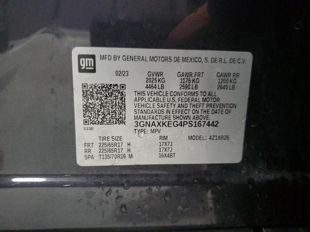 Photo 12 VIN: 3GNAXKEG4PS167442 - CHEVROLET EQUINOX LT 