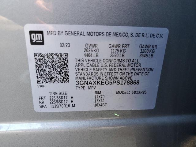 Photo 12 VIN: 3GNAXKEG5PS178868 - CHEVROLET EQUINOX LT 