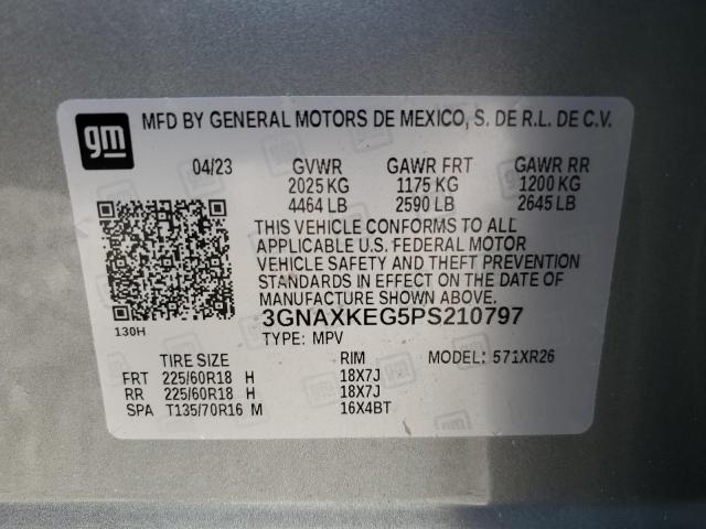 Photo 13 VIN: 3GNAXKEG5PS210797 - CHEVROLET EQUINOX 