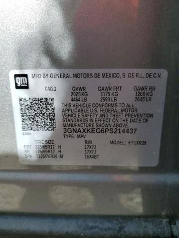 Photo 12 VIN: 3GNAXKEG6PS214437 - CHEVROLET EQUINOX LT 