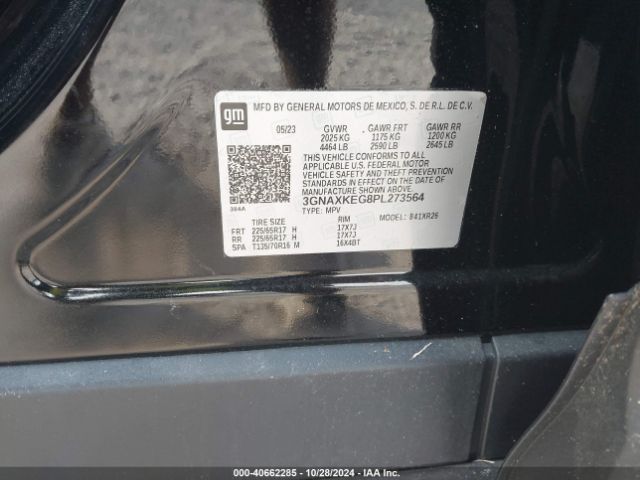 Photo 8 VIN: 3GNAXKEG8PL273564 - CHEVROLET EQUINOX 