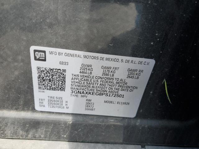 Photo 12 VIN: 3GNAXKEG8PS172501 - CHEVROLET EQUINOX LT 