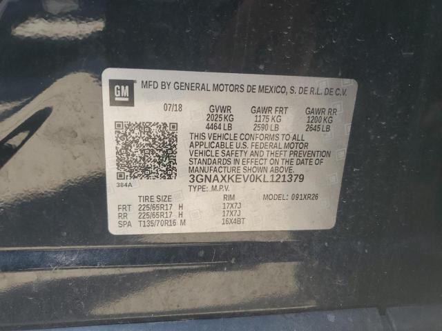 Photo 12 VIN: 3GNAXKEV0KL121379 - CHEVROLET EQUINOX LT 