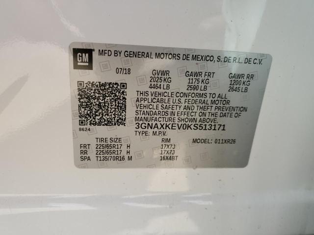 Photo 13 VIN: 3GNAXKEV0KS513171 - CHEVROLET EQUINOX LT 