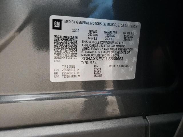 Photo 9 VIN: 3GNAXKEV1LS560663 - CHEVROLET EQUINOX LT 