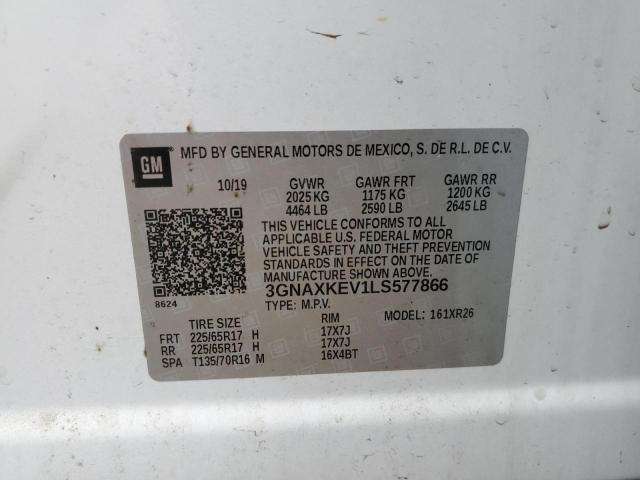 Photo 11 VIN: 3GNAXKEV1LS577866 - CHEVROLET EQUINOX LT 