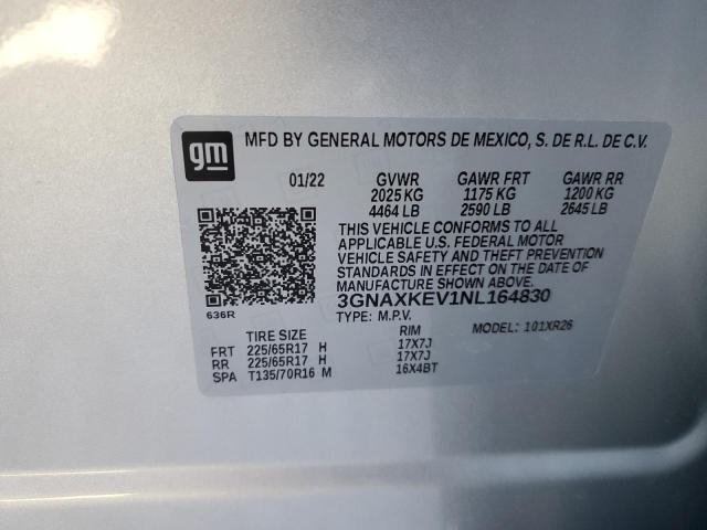 Photo 12 VIN: 3GNAXKEV1NL164830 - CHEVROLET EQUINOX LT 