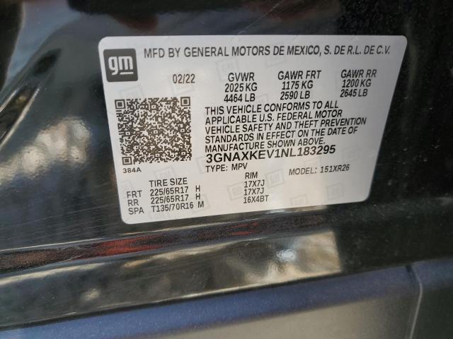 Photo 12 VIN: 3GNAXKEV1NL183295 - CHEVROLET EQUINOX LT 