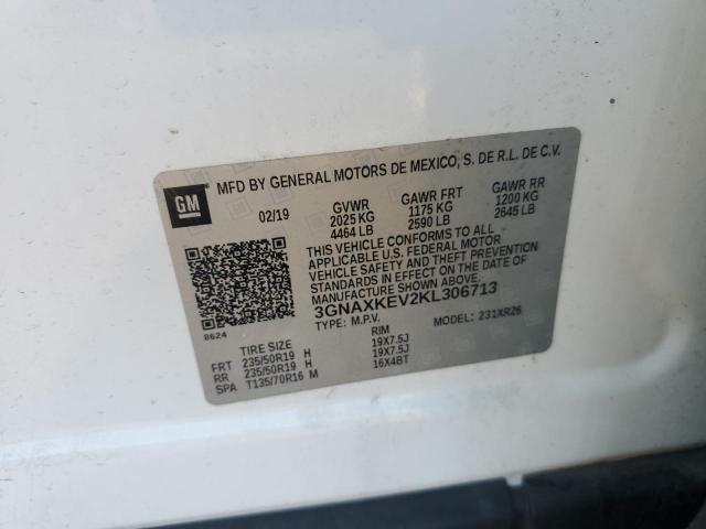 Photo 12 VIN: 3GNAXKEV2KL306713 - CHEVROLET EQUINOX LT 