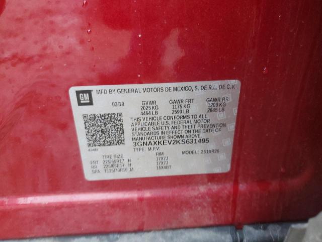 Photo 13 VIN: 3GNAXKEV2KS631495 - CHEVROLET EQUINOX LT 