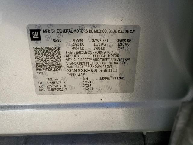 Photo 13 VIN: 3GNAXKEV2LS693111 - CHEVROLET EQUINOX LT 