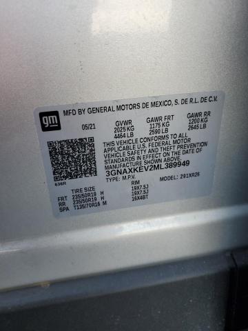 Photo 12 VIN: 3GNAXKEV2ML389949 - CHEVROLET EQUINOX LT 