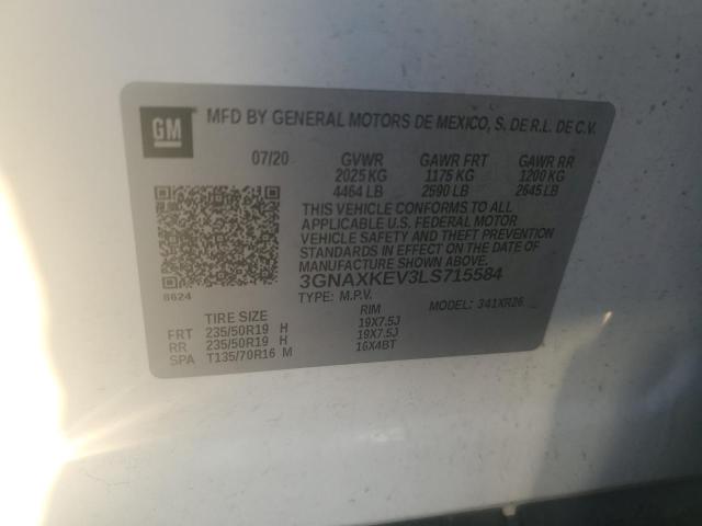 Photo 13 VIN: 3GNAXKEV3LS715584 - CHEVROLET EQUINOX LT 